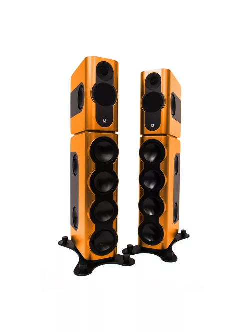 KII AUDIO THREE BXT SYSTEM - Ultra High-End aktív sztereó és házimozi audio rendszer Kii CONTROL vezérlővel - Phoenix Orange Metallic - NEW