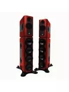 KII AUDIO THREE BXT SYSTEM - Ultra High-End aktív sztereó és házimozi audio rendszer Kii CONTROL vezérlővel - Tempranillo Red Metallic - NEW