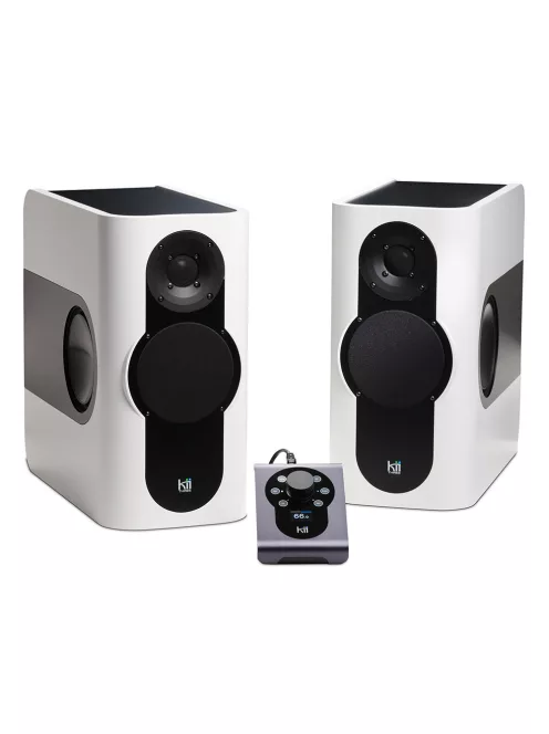 KII AUDIO THREE SYSTEM - High-End aktív sztereó és házimozi audio rendszer Kii CONTROL vezérlővel - FineTouch White