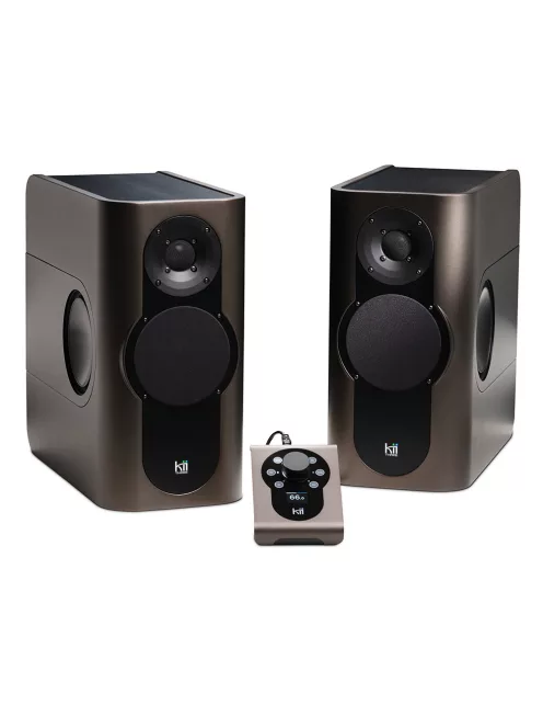 KII AUDIO THREE SYSTEM - High-End aktív sztereó és házimozi audio rendszer Kii CONTROL vezérlővel - Iced Bronze Metallic