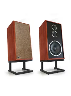  KLH MODEL FIVE - 3-utas akusztikus felfüggesztésű zárt Hi-Fi hangfal pár - Nyugat-Afrikai Mahagóni