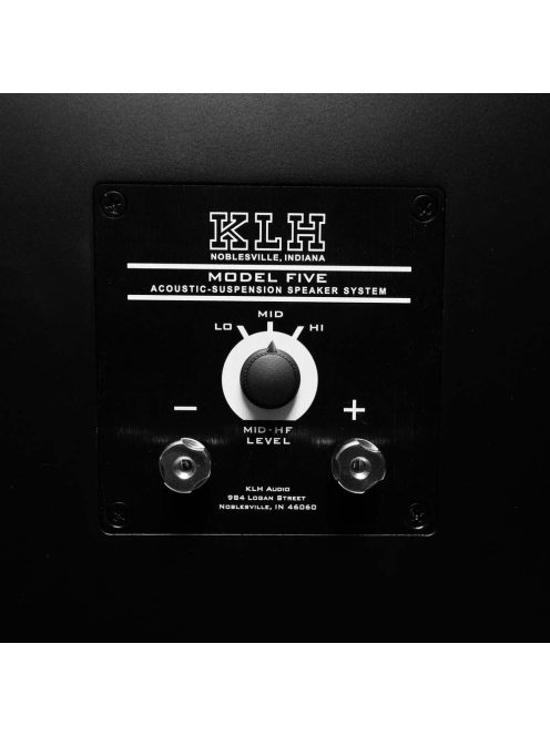 KLH MODEL FIVE - 3-utas akusztikus felfüggesztésű zárt Hi-Fi hangfal pár - Nordic Fekete