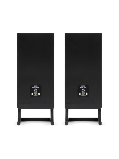 KLH MODEL FOUR - 3-utas akusztikus felfüggesztésű zárt Hi-Fi hangsugárzó pár döntött lábazattal - Fekete Kőris