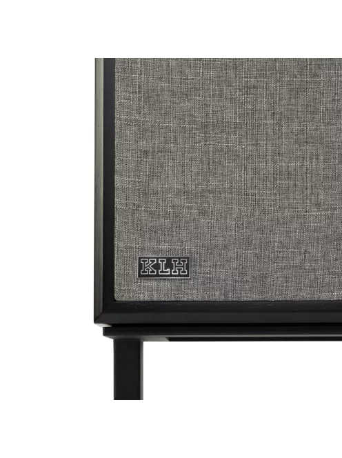 KLH MODEL FOUR - 3-utas akusztikus felfüggesztésű zárt Hi-Fi hangsugárzó pár döntött lábazattal - Fekete Kőris