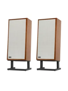   KLH MODEL FOUR - 3-utas akusztikus felfüggesztésű zárt Hi-Fi hangsugárzó pár döntött lábazattal - Angol Dió