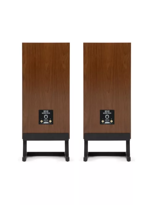 KLH MODEL FOUR - 3-utas akusztikus felfüggesztésű zárt Hi-Fi hangsugárzó pár döntött lábazattal - Angol Dió