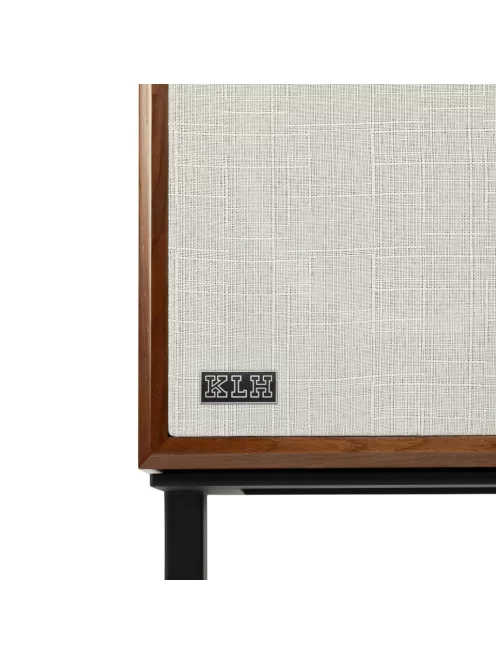 KLH MODEL FOUR - 3-utas akusztikus felfüggesztésű zárt Hi-Fi hangsugárzó pár döntött lábazattal - Angol Dió