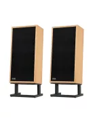 KLH MODEL FOUR - 3-utas akusztikus felfüggesztésű zárt Hi-Fi hangsugárzó pár döntött lábazattal - Fehér Tölgy