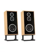KLH MODEL FOUR - 3-utas akusztikus felfüggesztésű zárt Hi-Fi hangsugárzó pár döntött lábazattal - Fehér Tölgy