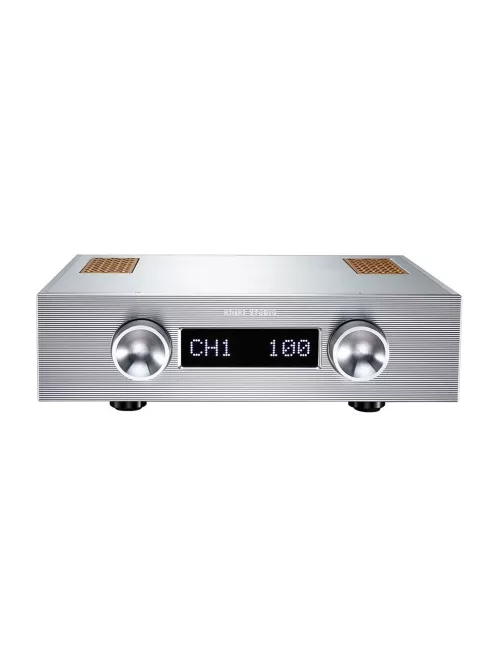 KINKI STUDIO EX-M1+ - Nagyteljesítményű high-end sztereó (dual mono) integrált erősítő - Ezüst - NEW