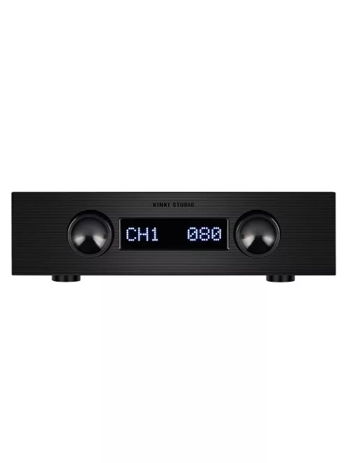 KINKI STUDIO EX-P27 - High-End minőségű asztali A-osztályú előerősítő - Fekete