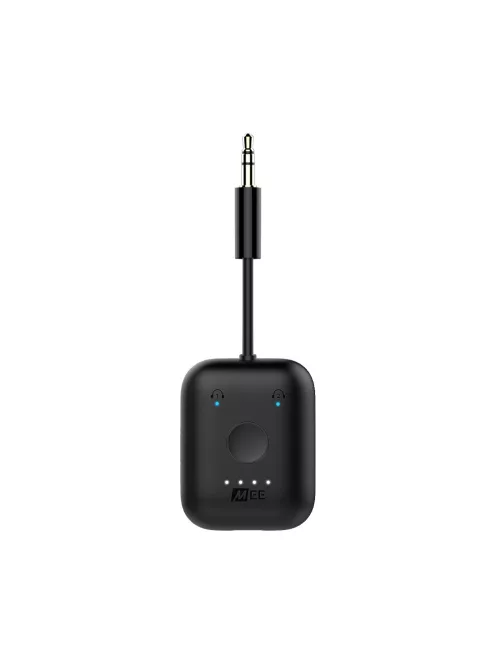 MEE AUDIO CONNECT AIR - Vezetéknéküli audio jeltovábbító aptX Low Latency-vel repüléshez és otthoni zenehallgatáshoz - Fekete