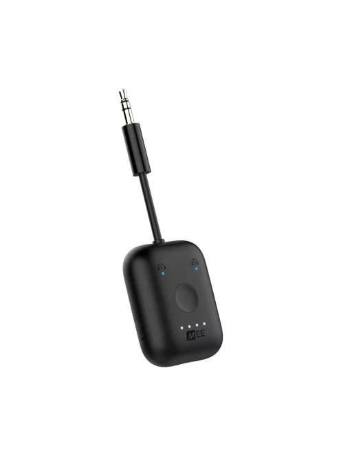 MEE AUDIO CONNECT AIR - Vezetéknéküli audio jeltovábbító aptX Low Latency-vel repüléshez és otthoni zenehallgatáshoz - Fekete