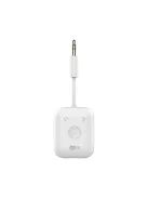 MEE AUDIO CONNECT AIR - Vezetéknéküli audio jeltovábbító aptX Low Latency-vel repüléshez és otthoni zenehallgatáshoz - Fehér