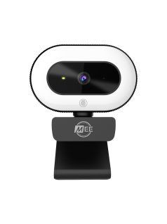   MEE AUDIO CL8A - Full HD autofókuszos webkamera beépített LED kör lámpával