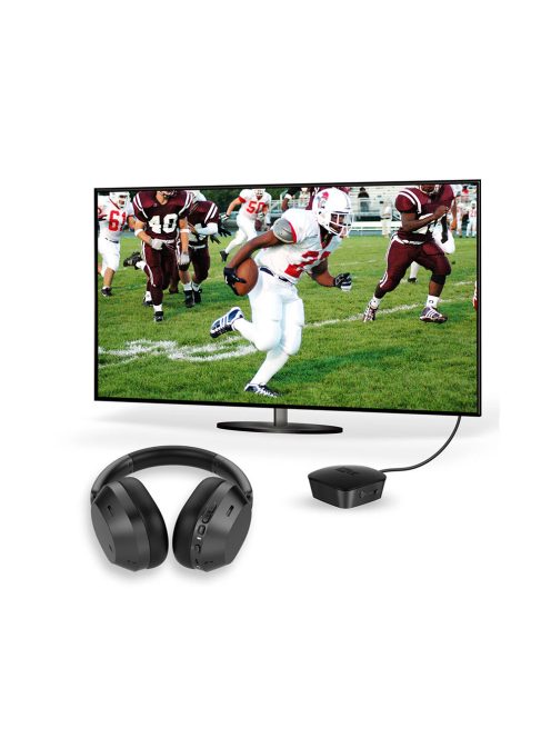 MEE AUDIO T1CMA3D - Cinema 3D Over-ear zárt kialakítású Bluetooth fejhallgató és Connect vezetéknélküli jeltovábbító TV és HiFi rendszerekhez