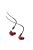MEE AUDIO M6 PRO MKII - Zajkizáró kialakítású, professzionális fülhallgató (IEM), cserélhető kábellel. - Vörös