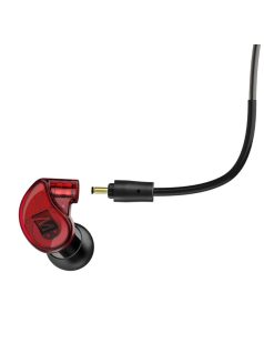   MEE AUDIO M6 PRO MKII - Zajkizáró kialakítású, professzionális fülhallgató (IEM), cserélhető kábellel. - Vörös