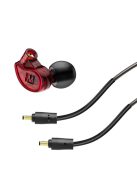MEE AUDIO M6 PRO MKII - Zajkizáró kialakítású, professzionális fülhallgató (IEM), cserélhető kábellel. - Vörös