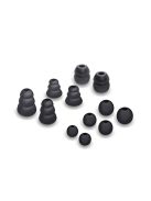 MEE AUDIO M6-USB - Memória kábeles sport fülhallgató Type-C csatlakozóval - Fekete