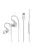 MEE AUDIO M6-USB G2 - Memória kábeles sport fülhallgató Type-C csatlakozóval - Színtelen
