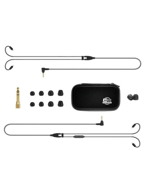 MEE AUDIO MX3 PRO - Moduláris hibrid meghajtású fülhallgató három hangszóróval - Fekete