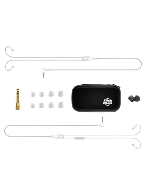 MEE AUDIO MX3 PRO - Moduláris hibrid meghajtású fülhallgató három hangszóróval - Színtelen