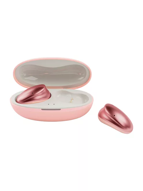 MEE AUDIO PEBBLES - Teljesen vezeték nélküli (TWS) earbud fülhallgató Bluetooth 5 IPX4 - Rózsaarany