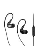 MEE AUDIO X1 -Sport fülhallgató mikrofonnal és távirányítóval IPX5 vízvédettséggel - Fekete-Szürke
