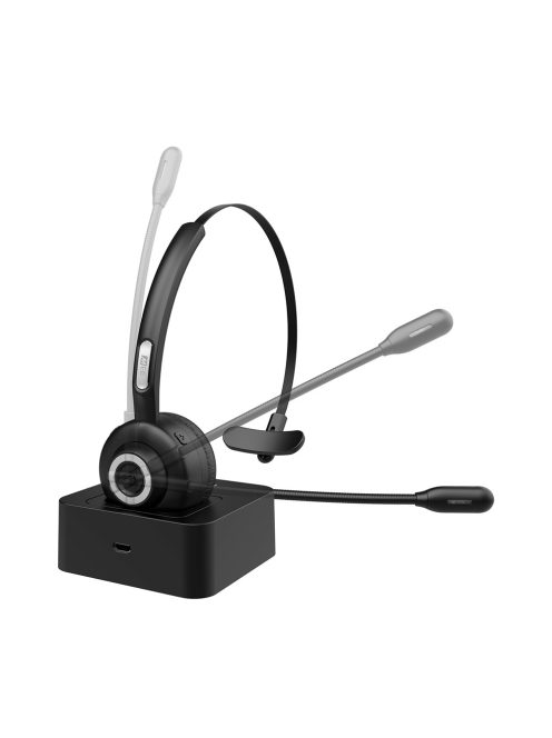 MEE AUDIO CLEARSPEAK H6D - Bluetooth headset boom mikrofonnal és dokkolóval