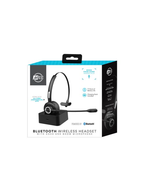 MEE AUDIO CLEARSPEAK H6D - Bluetooth headset boom mikrofonnal és dokkolóval