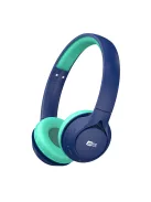 MEE AUDIO KIDJAMZ KJ45BT - Hallást védő mikrofonos Bluetooth fejhallgató gyermekeknek limitált hangnyomással - Kék