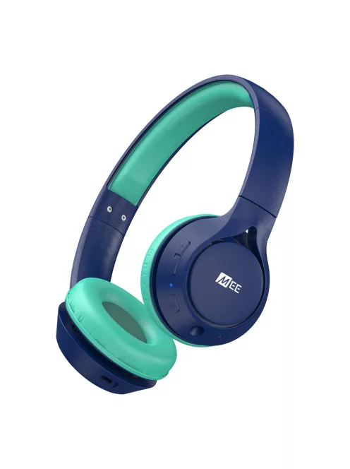 MEE AUDIO KIDJAMZ KJ45BT - Hallást védő mikrofonos Bluetooth fejhallgató gyermekeknek limitált hangnyomással - Kék