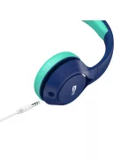 MEE AUDIO KIDJAMZ KJ45BT - Hallást védő mikrofonos Bluetooth fejhallgató gyermekeknek limitált hangnyomással - Kék