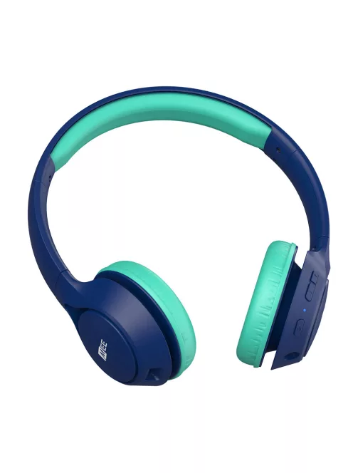 MEE AUDIO KIDJAMZ KJ45BT - Hallást védő mikrofonos Bluetooth fejhallgató gyermekeknek limitált hangnyomással - Kék