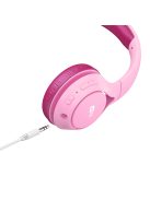 MEE AUDIO KIDJAMZ KJ45BT - Hallást védő mikrofonos Bluetooth fejhallgató gyermekeknek limitált hangnyomással - Pink