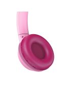 MEE AUDIO KIDJAMZ KJ45BT - Hallást védő mikrofonos Bluetooth fejhallgató gyermekeknek limitált hangnyomással - Pink