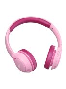 MEE AUDIO KIDJAMZ KJ45BT - Hallást védő mikrofonos Bluetooth fejhallgató gyermekeknek limitált hangnyomással - Pink