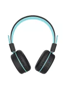 MEE AUDIO KIDJAMZ KJ55BT - Hallást védő mikrofonos Bluetooth fejhallgató gyermekeknek limitált hangnyomással - Fekete
