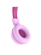 MEE AUDIO KIDJAMZ KJ55BT - Hallást védő mikrofonos Bluetooth fejhallgató gyermekeknek limitált hangnyomással - Pink