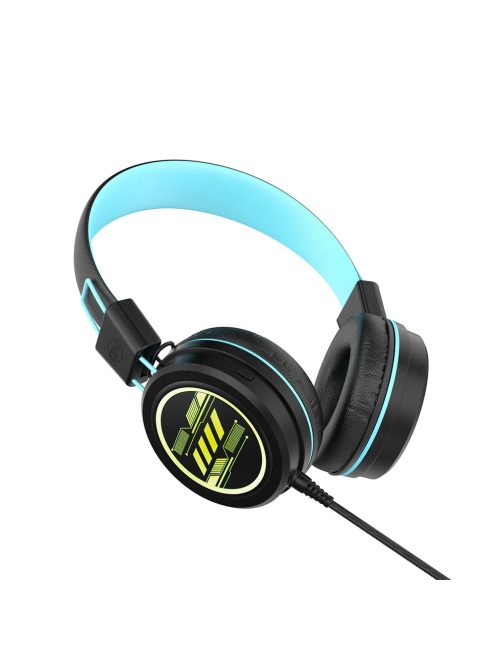 MEE AUDIO KIDJAMZ KJ55 - Hallást védő mikrofonos fejhallgató gyermekeknek limitált hangnyomással - Fekete