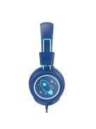 MEE AUDIO KIDJAMZ KJ55 - Hallást védő mikrofonos fejhallgató gyermekeknek limitált hangnyomással - Kék