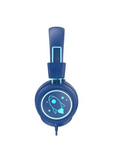   MEE AUDIO KIDJAMZ KJ55 - Hallást védő mikrofonos fejhallgató gyermekeknek limitált hangnyomással - Kék