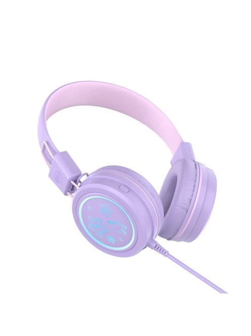 MEE AUDIO KIDJAMZ KJ55 - Hallást védő mikrofonos fejhallgató gyermekeknek limitált hangnyomással - Levendula