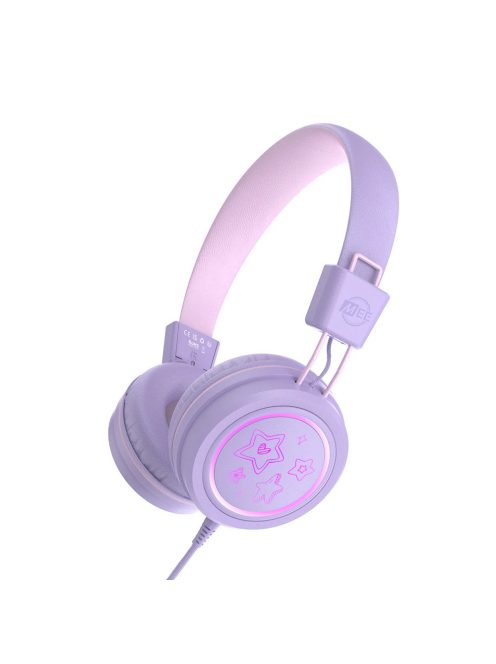 MEE AUDIO KIDJAMZ KJ55 - Hallást védő mikrofonos fejhallgató gyermekeknek limitált hangnyomással - Levendula
