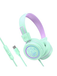   MEE AUDIO KIDJAMZ KJ55 - Hallást védő mikrofonos fejhallgató gyermekeknek limitált hangnyomással - Menta