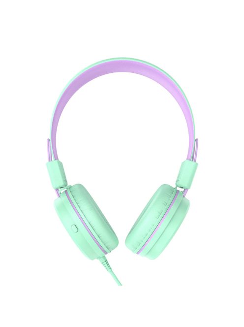 MEE AUDIO KIDJAMZ KJ55 - Hallást védő mikrofonos fejhallgató gyermekeknek limitált hangnyomással - Menta