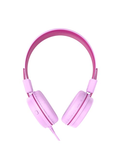 MEE AUDIO KIDJAMZ KJ55 - Hallást védő mikrofonos fejhallgató gyermekeknek limitált hangnyomással - Pink