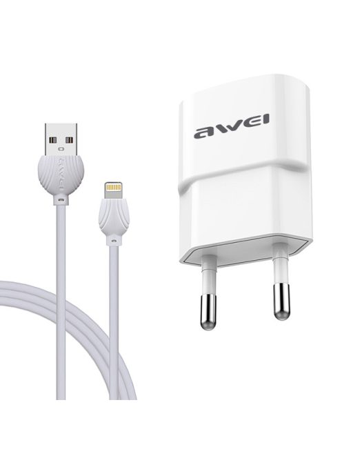 AWEI C-832 - EU hálózati töltő Lighting kábellel