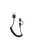 AWEI CL-53 - 2 az 1-ben USB - micro USB / Lightning, csavart, 1M - Fekete